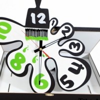 Jam dinding unik tema art atau melukis