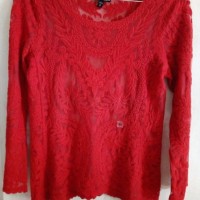 Jual Branded Blouse Lace Crochet Express Murah