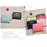 Jual Mini Ribbon wallet dompet wanita cewek import korea fashion lucu murah Murah