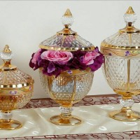 toples kristal set ( Vicenza oliVia golden) VGC -0456