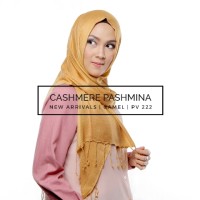Hijab Pashmina Cashmere Import CAMEL 75x180cm, Tdk Panas, Trendy COOL