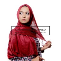 Hijab Pashmina Cashmere Import MAROON 75x180cm, Tdk Panas, Nyaman COOL