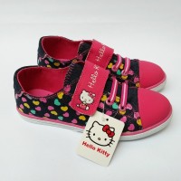 Jual Sepatu Anak Perempuan Hello Kitty - Original ANDO HK JEANS No 31-34 Murah