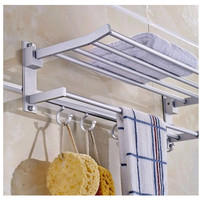 Jual Rak Handuk Dinding Toilet gantung Aluminium minimalis multifungsi baru Murah