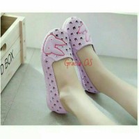 Jual Jelly Shoes Premium Cute Bunny Mom - Sepatu karet Slip on murah Murah