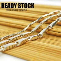 Jual kalung titanium / kalung merica hitam / kalung pria Murah