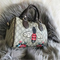TAS GUCCI BOSTON WATERPROOF BEE FLOWER MEDIUM SEMPREM QUALITY