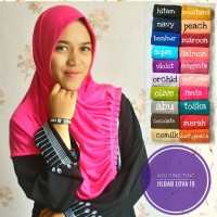 Jual Jilbab Kerudung Hijab Bergo Syria Instan Najwa Ayu Ting Ting Syar`i Murah