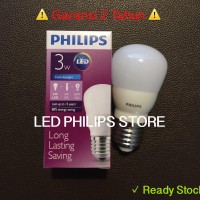 Jual Lampu Bohlam LED Philips 3 Watt Putih/Cool Daylight (3W 3 W 3Watt) Murah
