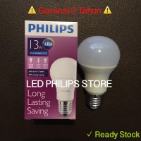 Jual Lampu Bohlam LED Philips 13 Watt Putih/Cool Day Light (13W 13 W 13Watt Murah