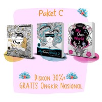 Jual Paket Buku Mewarnai My Own World 1-3 Travel Size Diskon Besar Murah