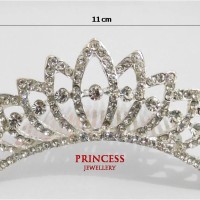 Jual Aksesoris Pengantin Mahkota Putri Headpiece Crown Tiara Pesta MK 07 Murah