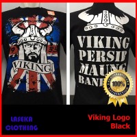 Jual KAOS BAJU DISTRO BOLA MURAH PERSIB VIKING BOBOTOH BLACK Murah