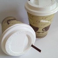 Jual GELAS KERTAS KOPI + TUTUP + SEDOTAN / PAPER CUP MOTIF COFFEE 8 0Z Murah