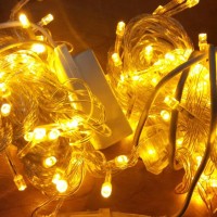 Jual GROSIR 50 Pcs Rice Lamp / Tumblr Lamp / Lampu Natal LED Yellow Murah