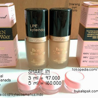 Jual SHARE IN JAR 3ml - TOO FACED BORN THIS WAY FOUNDATION ORIGINAL 100% Murah