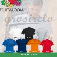 Jual terlaris Kaos Polos Fruit Of The Loom Soft Premium Murah Original Murah