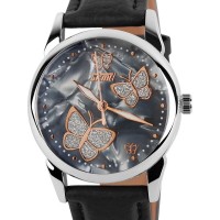 Jual Jam Tangan Wanita Cewe Motif Kupu Kupu Asli Abti Air Casual Genuine Murah