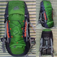 Keril Tas Gunung Carrier Sioux 50 Liter Hijau Asli No Kw Kw An