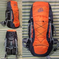 Tas Ransel Carrier Gunung Sioux 50 Liter Orange Original