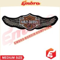 Jual Jaket Boomber Patch Bordir Harley Wings Jaket Parka Jaket Militer Murah