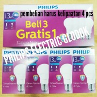 Jual LAMPU PHILIPS LED 13 WATT 13WATT 13W 13 W (1 paket 4 pcs) Murah