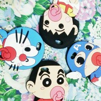 Jual Iphone case 5 5s rubber case jelly case Captain America Shincan Kartun Murah