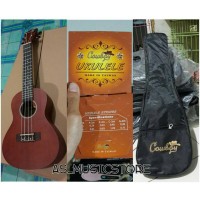 Jual Ukulele Concerto Coklat Tua PAKET TAS dan PICK Murah