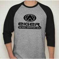 Kaos tshirt outdoor raglan eiger passion for adventure