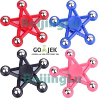 Jual Fidget Hand Spinner Gear Mainan Ceramic - Bintang Kaki 5 Star Murah