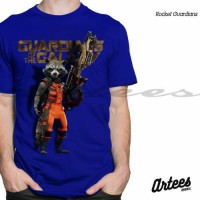 Jual Baju Kaos 3D Tshirt Rocket | Kaos Guardian Of The Galaxy | Kaos 3D Murah
