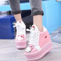 Jual Jual Sepatu Boots Wanita Korea Hello Kitty SBO314 Murah