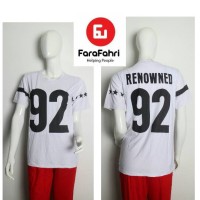 Jual kaos angka 92 baseball Murah