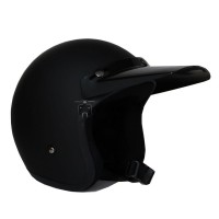 Helm Bogo JPN Hitam Doff Polos + Pet Fino Panjang