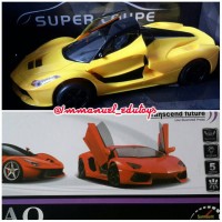 Jual mainan mobil remote control ferrari kuning car toys rc cars Murah