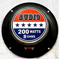 SPEAKER 6 INCH WOOFER AUDIO 200 WATTS 8 OHMS
