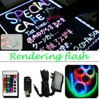 Jual PAPAN LED / PAPAN TULIS / PAPAN PROMOSI 50*70 Murah