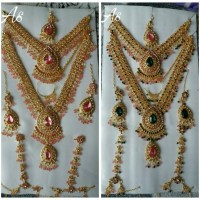 kalung set india / bridal set / kalung india / aksesoris india