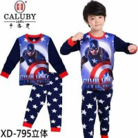 Jual piyama caluby captain america Murah