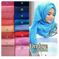 Jual PASHMINA POLOS OMBRE / PASHMINA RAWIS / JILBAB GROSIR MURAH / PASMINA Murah