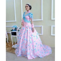 GAUN PENGANTIN MODERN / BAJU PERNIKAHAN CANTIK / KEBAYA RESEPSI MURAH