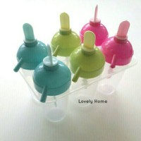 Jual Isi 6 Cetakan Es Krim Lilin Stik Sedot Sedotan Loli Lolipop Lollypop Murah