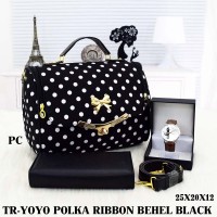 Jual Yoyo polka ribbon/tas slempang/tas wanita/tas jinjing/tas ransel Gaul Murah