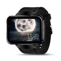 Android Smart Watch DM98 Heart Rate / Smartwatch DM 98 Full Black TOP