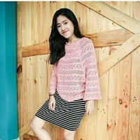 Jual JUAL CROP JARING PINK Murah
