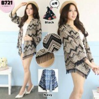 Jual GROSIR kimono rawis choco Murah
