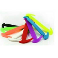 Jual Tali sepatu silikon 12pcs Murah