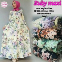ruby maxy / gamis wafle / gamis busui / dress umbrella