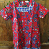 Dress Batik/Baju Batik/Mirota Batik/Dress Jumbo/Dress Pakaian Second