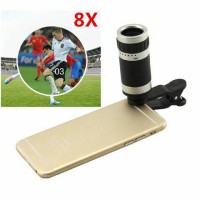 Lensa Telezoom 8X Jepit Untuk Smartphone HP Android - Tele Zoom